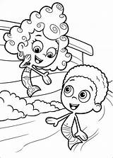 Coloring Bubble Guppies Pages Molly Color Printable Getcolorings Print sketch template
