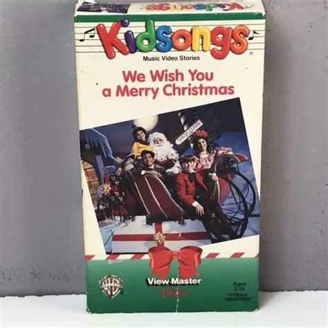 kidsongs     merry christmas vhs video tape  htf view