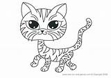 Coloring Kitten Pages Kitty Cute Baby Cat Drawing Kids Remarkable Getcolorings Color Printable Realistic Getdrawings Print Gif sketch template