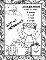 Halloween French Worksheets Pages Math Freebie Printable Colouring Worksheet Petit Maths Teacherspayteachers Coloring Choose Board sketch template