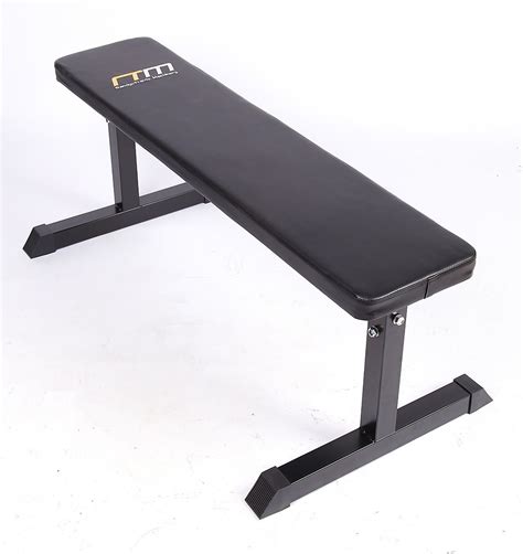weights flat bench press home gym exercise fitness equipment lifting support padded workout