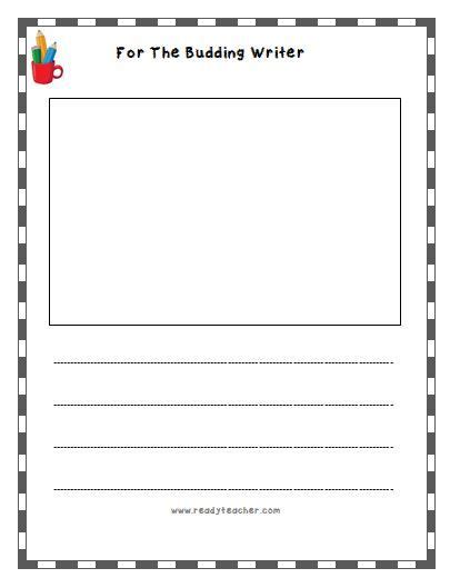lined writing paper  lined writing templates kindergarten