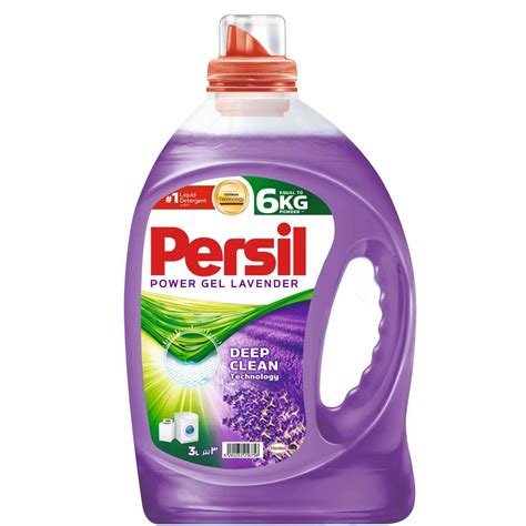 buy persil power detergent gel advanced lavender   shop cleaning household