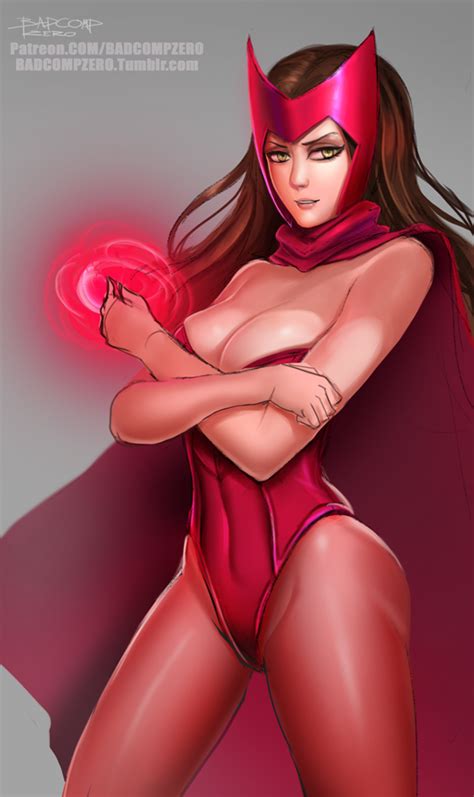 Scarlet Witch And Wanda Maximoff Marvel And 2 More Drawn By