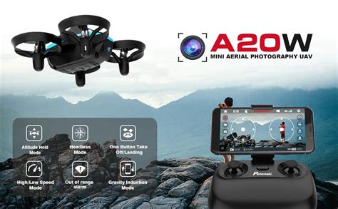 potensic aw mini drone  kids  camera rc portable quadcopter   axis altitude