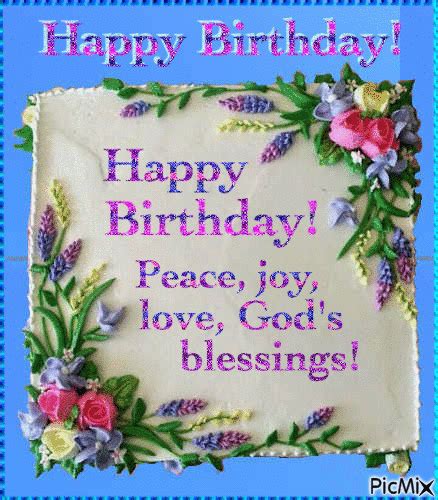 gods blessing happy birthday gif pictures   images