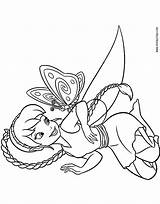 Coloring Fawn Pages Tinkerbell Fairy Fairies Disney Printable Colour Tinker Bell Choose Board Disneyclips sketch template