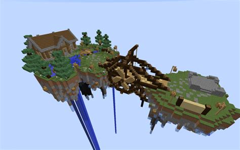 minecraft floating island schematic