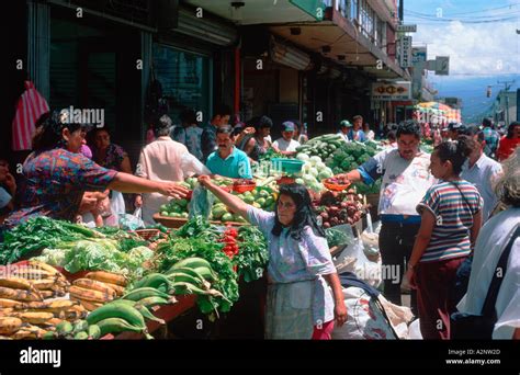 market mercado central  san jose costa rica stock photo royalty  image  alamy
