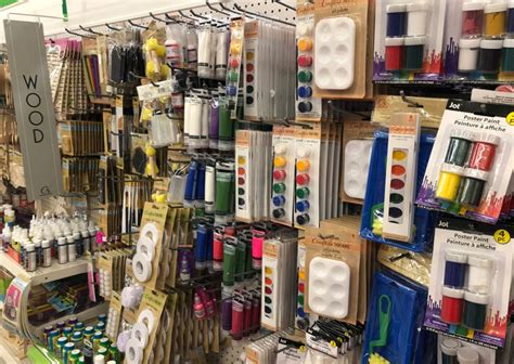 dollar tree  expanding arts crafts supplies  store