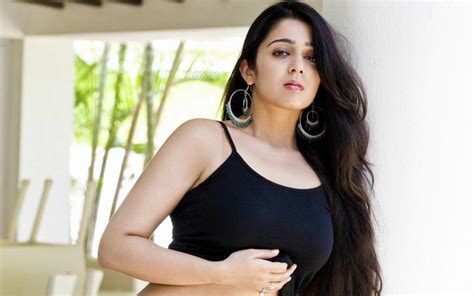 Charmi Kaur Hot In Black Dress Wallpaper Celebrities Wallpaper Better