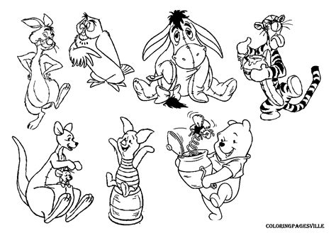 coloring pages winnie  pooh classic   coloring