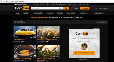 pornhub takes a really corn y route for their april