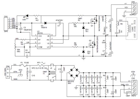 schematic  power supply electronics lab