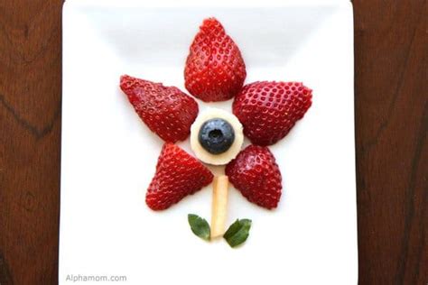 craft  snack easy fruit art alpha mom