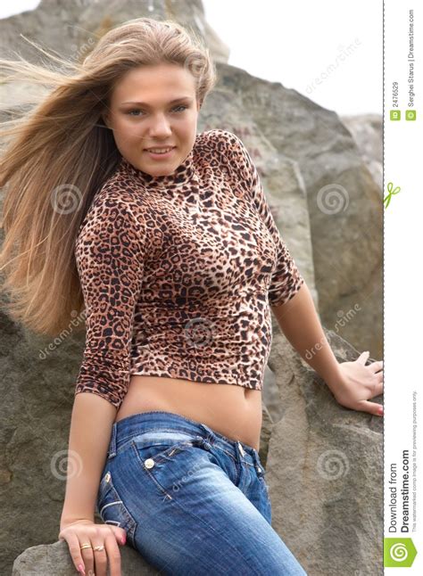 sexy girl with open waist royalty free stock images