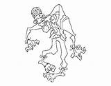 Frankenstein Zombie Coloring Coloringcrew sketch template