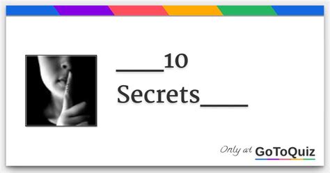results  secrets