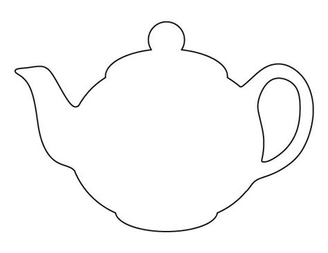 teapot printable template printable word searches