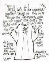 Coloring Pages Saints Catholic Saint Kids Related Posts sketch template