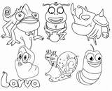Larva Mewarnai Pj Larvae Bonecos Coloringpagesfortoddlers Páginas sketch template