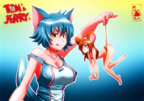 tom girl and jerry girl by lychee soda on deviantart