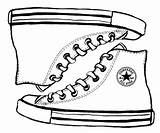 Converse Coloring Shoes Drawing Shoe Pages Sketch Color Tennis Drawings Colouring Sneaker Sneakers Star Sketches Printable Outline Highly Detailed Easy sketch template