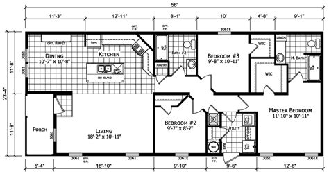 wide mobile home floor plans house design ideas