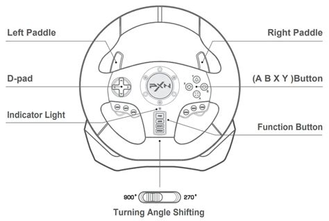 pxn  gaming steering wheel user manual