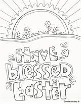Easter Coloring Religious Pages Printable Sheets Colouring Doodles Print Christian Jesus Printables Book Kids Doodle Sunday Preschool School Cross Color sketch template