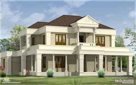 bedroom luxurious villa exterior design home kerala plans