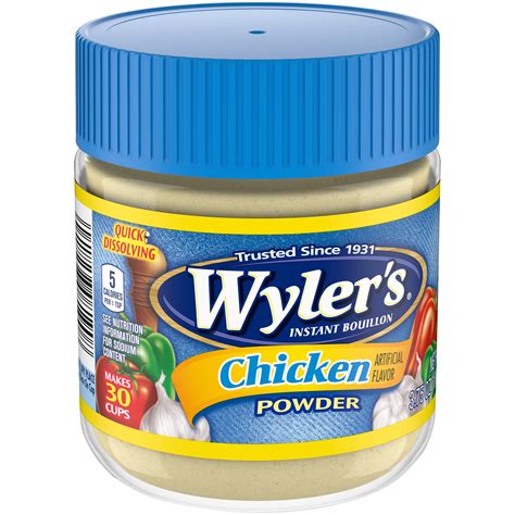 wylers chicken flavor instant bouillon powder  oz jar walmartcom walmartcom