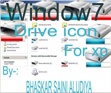 drive  xp change icon images change hard drive icon change drive icon  windows