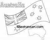 Australia sketch template