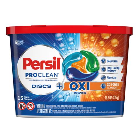 persil discs laundry detergent pacs oxi  count walmartcom