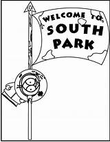 Coloring South Park Pages Printable Popular sketch template