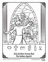 Activity Francis Brother Sheets Colouring Hidden Object sketch template