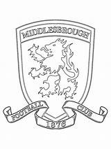 Middlesbrough Fc Kolorowanka Ladnekolorowanki Angielskie Kluby Kolorowanki Piłkarskie sketch template