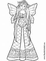 Coloring Pages Fairy Fantasy Heart sketch template