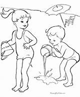 Summer Clothes Coloring Pages Getcolorings Color sketch template