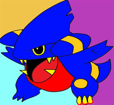 gible pokemon coloring page  mastercolor  deviantart