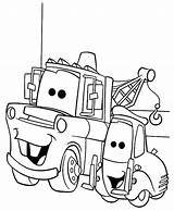 Mater Coloring Pages Tow Mcqueen Drawing Lightning Cars Guido Bestfriend Getcolorings Printable Color Getdrawings Paintingvalley Print sketch template
