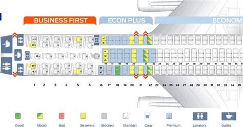 United Airlines Boeing 767 300 Seating Chart