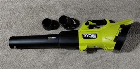 Ryobi 40v Hp Brushless Whisper Series 155 Mph 600 Cfm Cordless Leaf