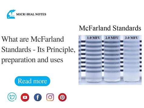 mcfarland standards  principle preparation