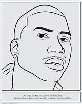 Coloring Gucci Tumblr Book Rap Bun Mane Colouring Rapper Pages Activity Color Shea Hop Hip Releasing Incredible Looks Face Choose sketch template