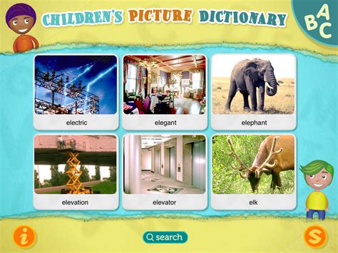 childrens picture dictionary selectsoft