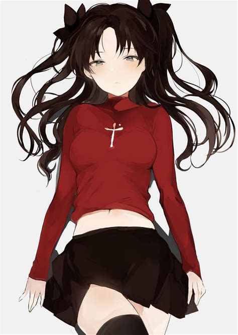 toosaka rin~fate stay night by lp with images anime