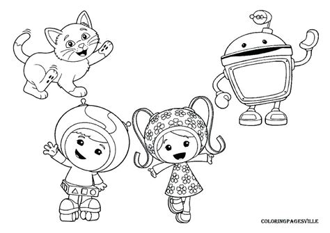 team umizoomi coloring pages  getcoloringscom  printable