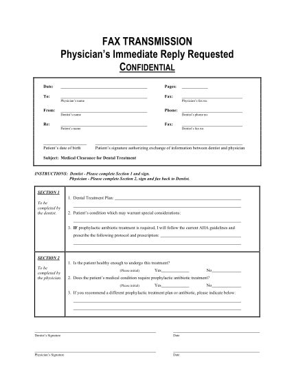 dental clearance forms    edit  print cocodoc